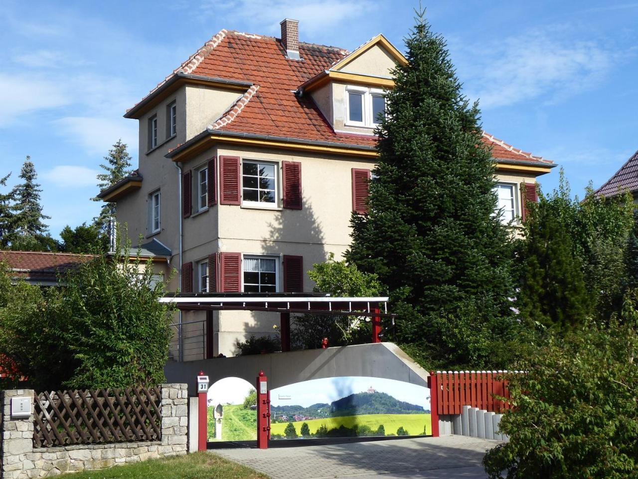 Ferienwohnung Zum Riesenloeffel Arnstadt Esterno foto